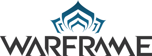 warframe logo with blue lotus