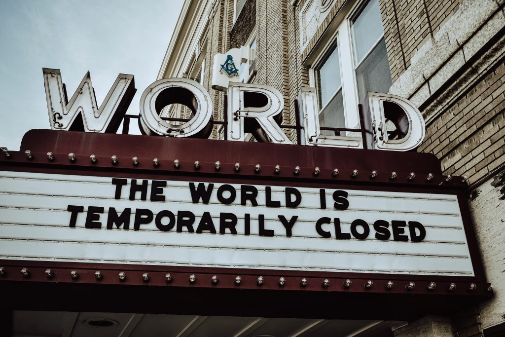 the world is temporarily closed